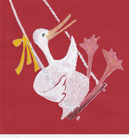 SWINGING DUCK page from book